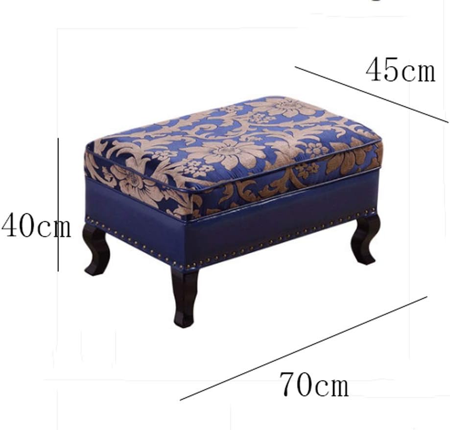 LLLY Rectangular Sofa Stool, Living Room Sofa Footrest Footrest Footstool Entrance Hall Trial Shoe Furniture