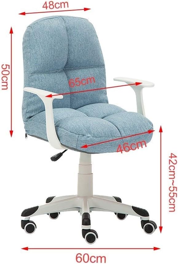 ZXFDXDP Ergonomic Chair with Adjustable Computer Chair Furniture/Home Office Furniture Single Bedroom Chair Comfort Dormitory Lounge Chair Swivel