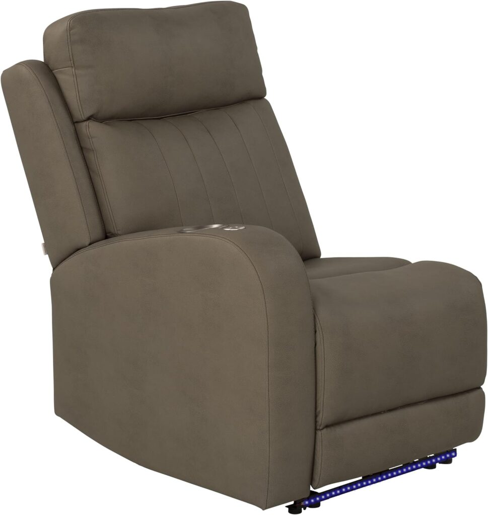 Thomas Payne® Seismic Series Luxury RV Theater Seating Recliner - Right Hand Configuration, Altoona – Remote Control Power Recline, Massage and Lumbar – Power Port Accessory Compatible – 2020134974